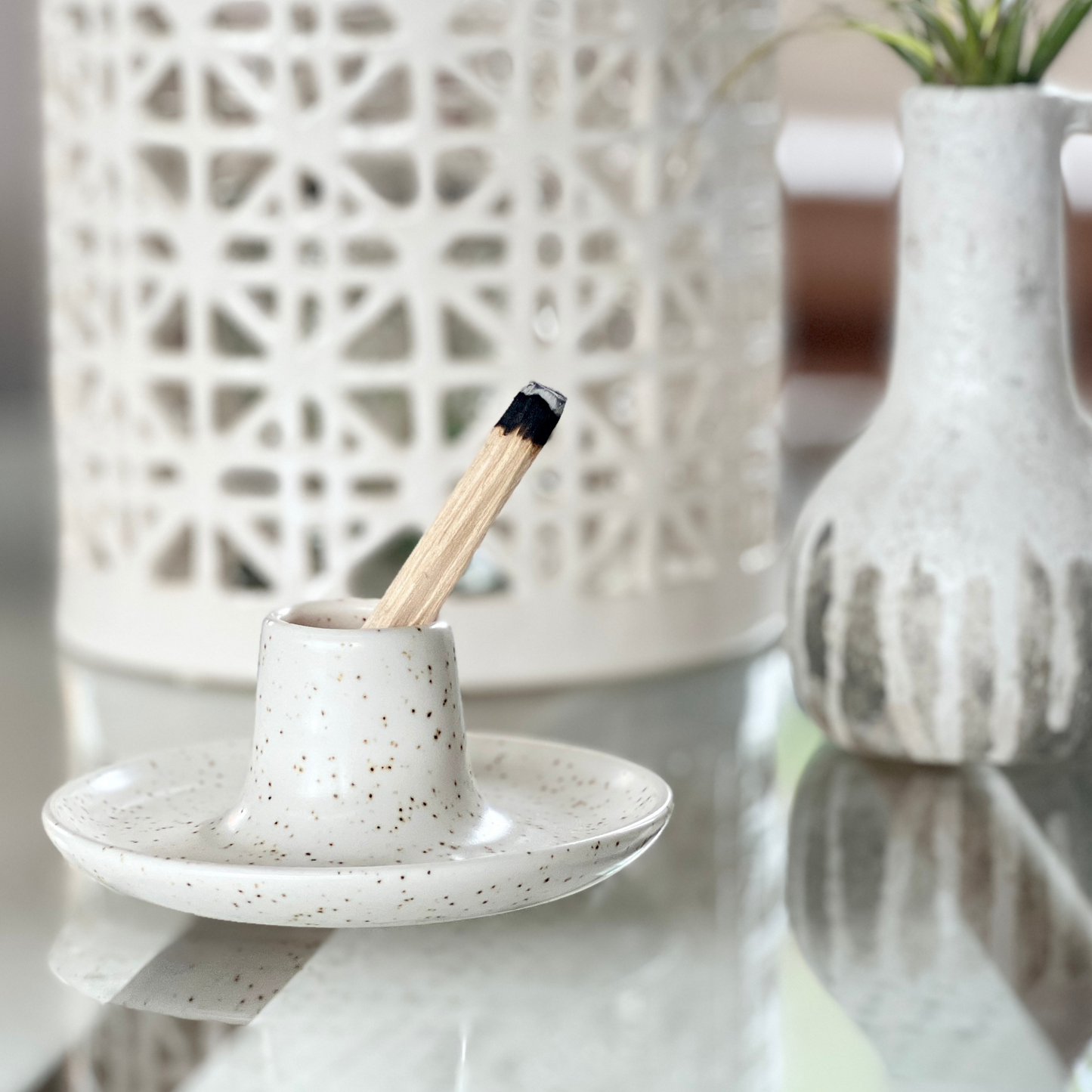 Palo Santo Ceramic Holder (Vanilla) PS-1