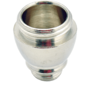 Metal Bowl with threading Nickle Plated P-1