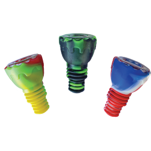 Silicone Herb Bowl With Glass Bowl 14mm & 18mm Combo B-SIL-3