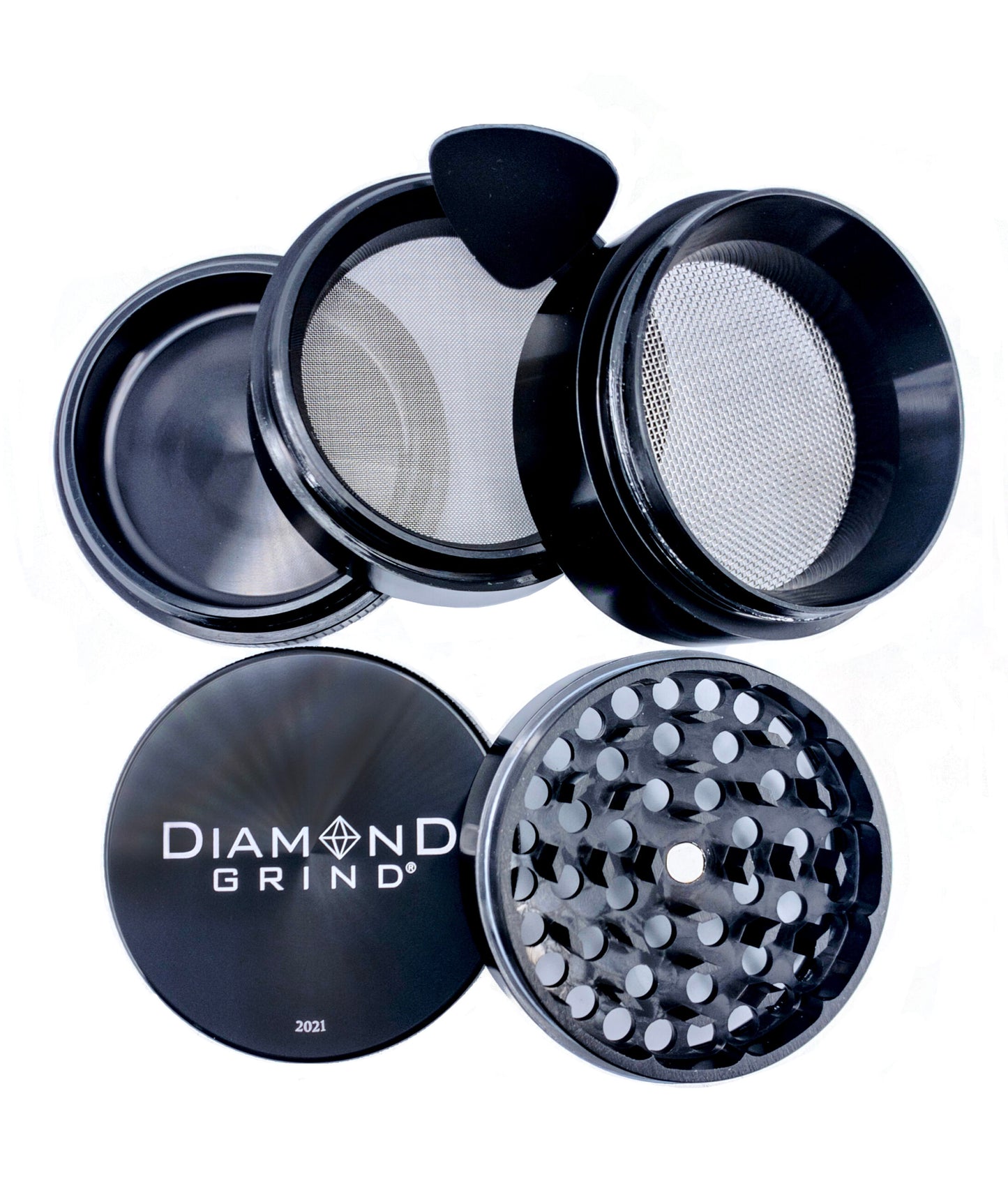 Diamond Grind Herb Grinder 5 Piece