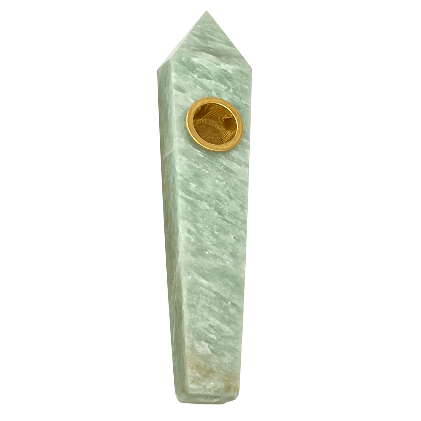 Amazonite Crystal Pipe CP-19