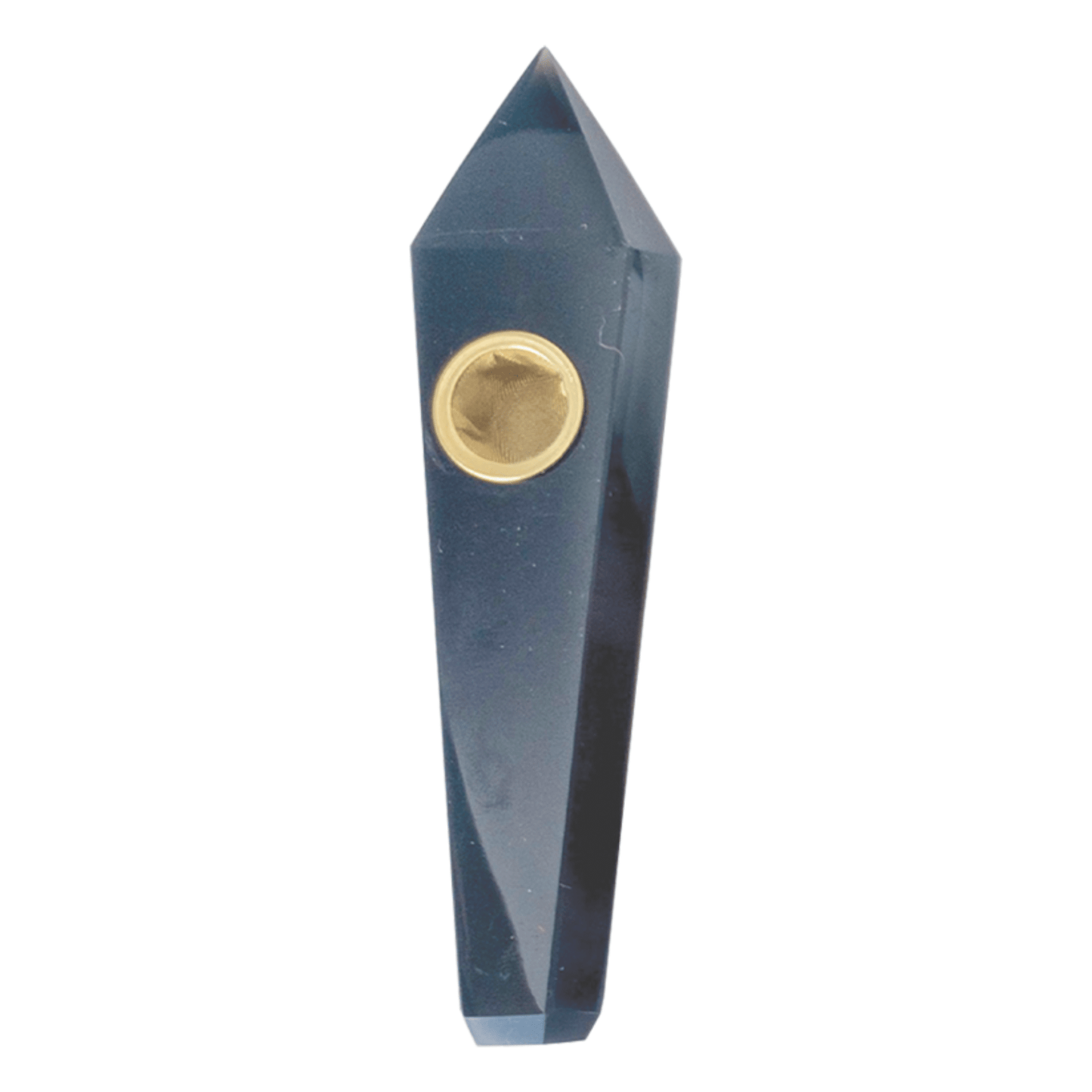 Obsidian Crystal Pipe CP-8 POINTED