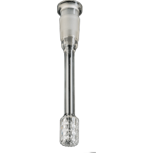 Downstem Glass on Glass flush fit with Barrel 18mm - 14mm bowl GS-12