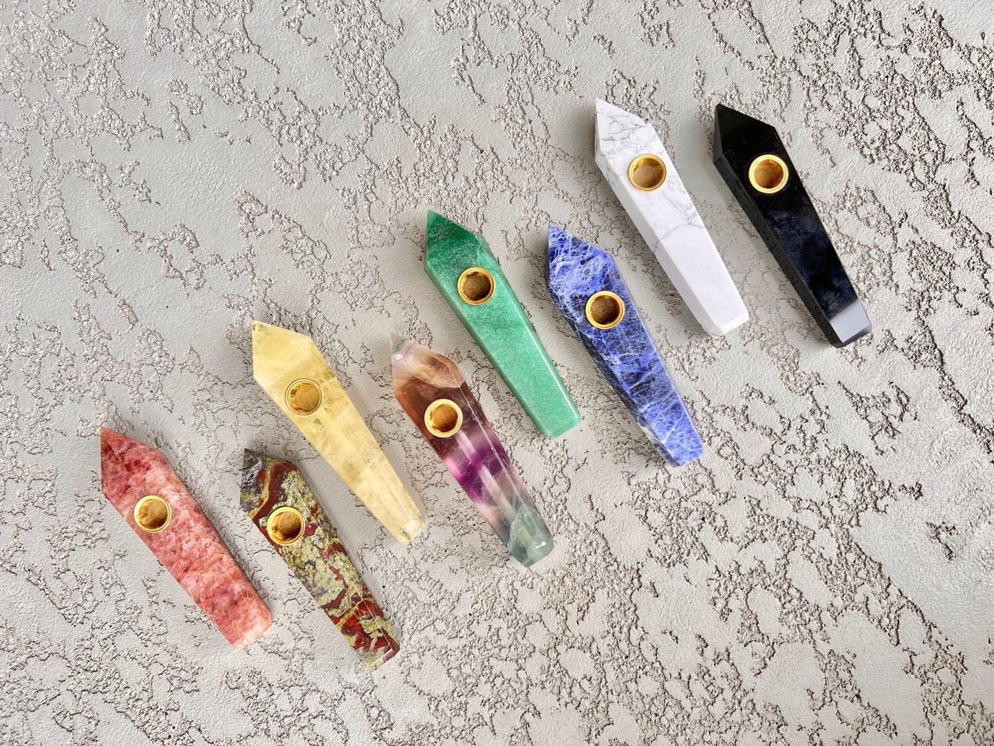 Magnesite Crystal Pipe CP-1
