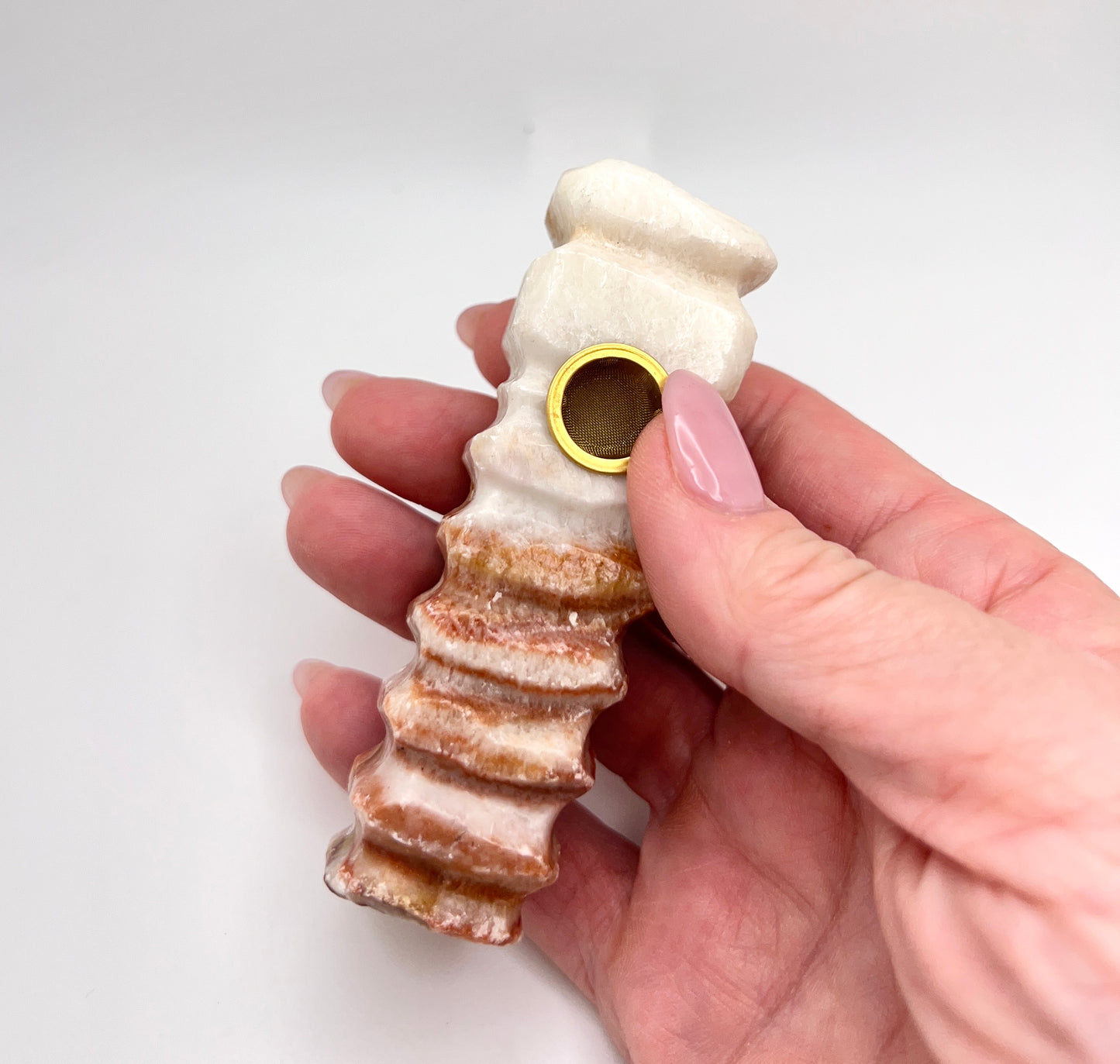 Red Banded Jasper - Crystal pipe