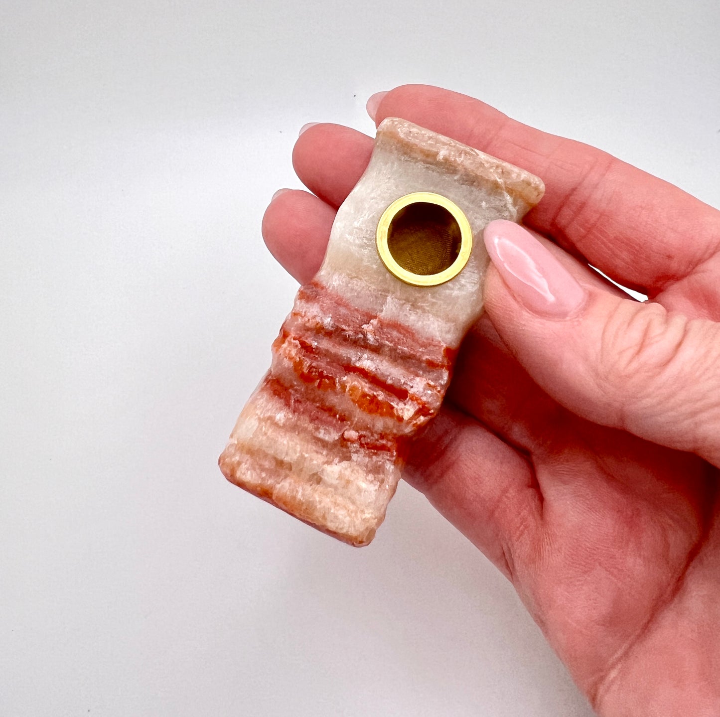 Red Banded Jasper - Crystal pipe