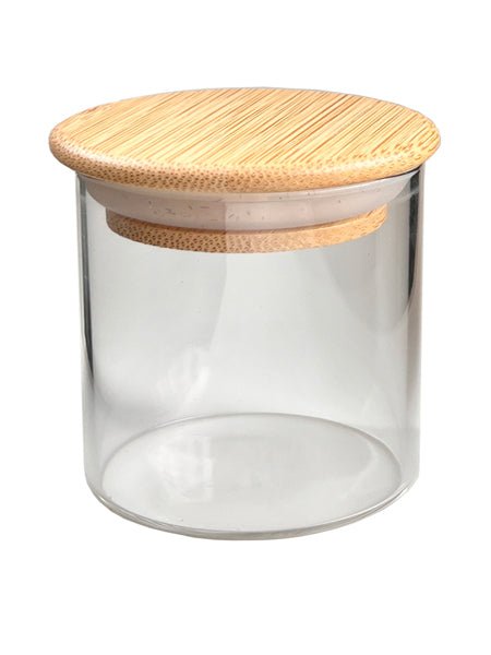 Glass Jar Bamboo lid 200ml JAR-3