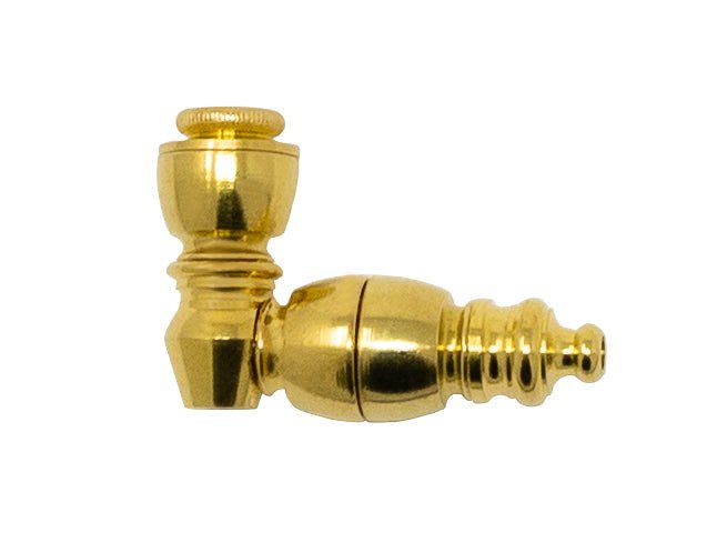 Metal Pipe with chamber - AMERICAN MADE - Brass, Anodized or Nickel Plated M-16