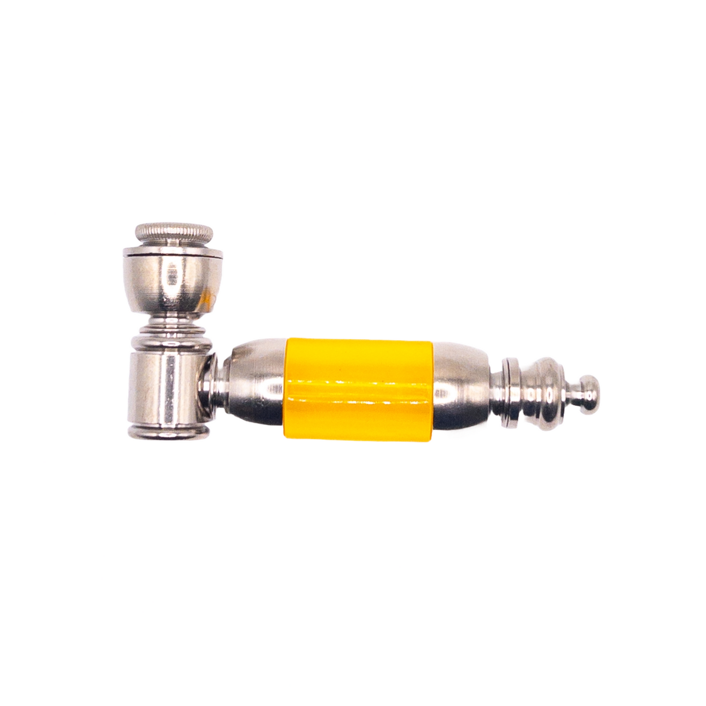 Metal Pipe with chamber - AMERICAN MADE - Brass, Anodized or Nickel Plated M-29