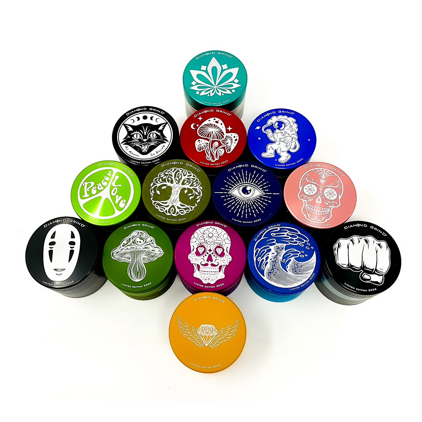 Diamond Grind Limited Edition Herb Grinder 56mm - 5th batch, numbered