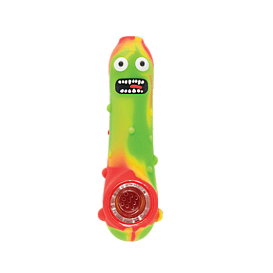 Silicone Pipe - Pickle Rick