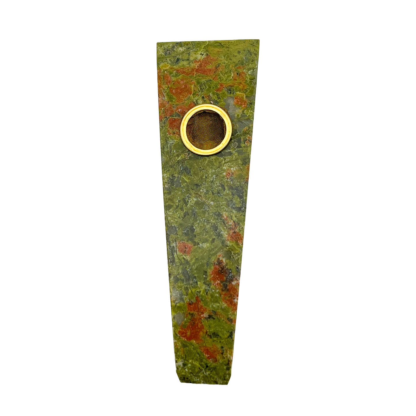 Unakite Crystal Pipe CP-22