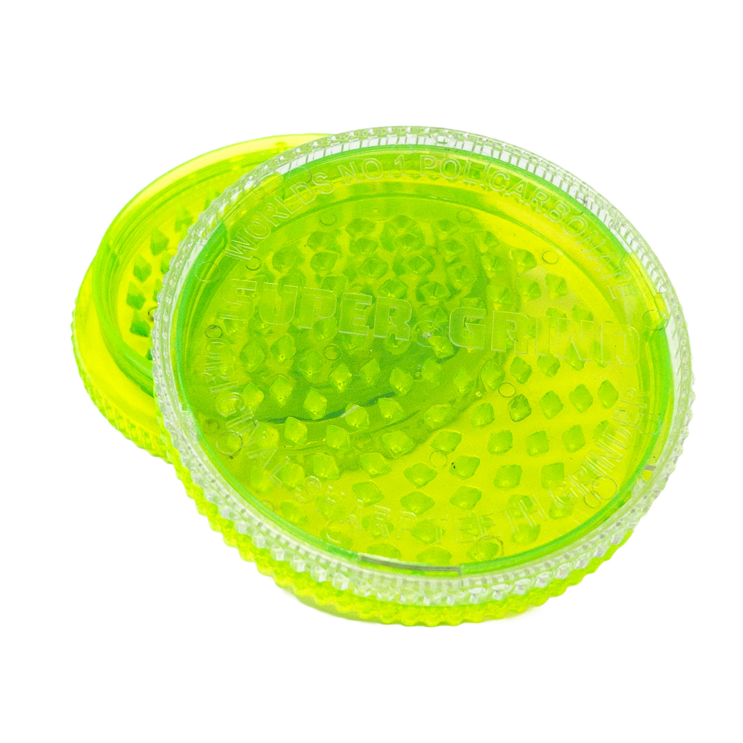 Polycarbonate Grinder with storage HUGE (90mm) HG-163