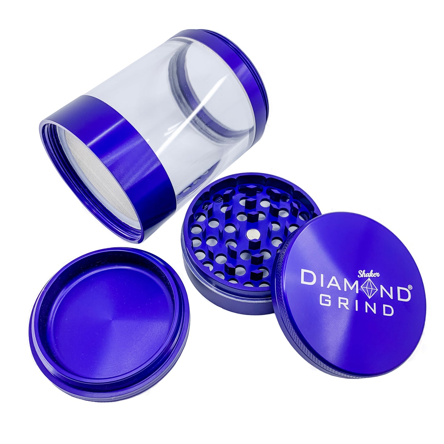 Diamond Grind Shaker, Herb Grinder & Storage