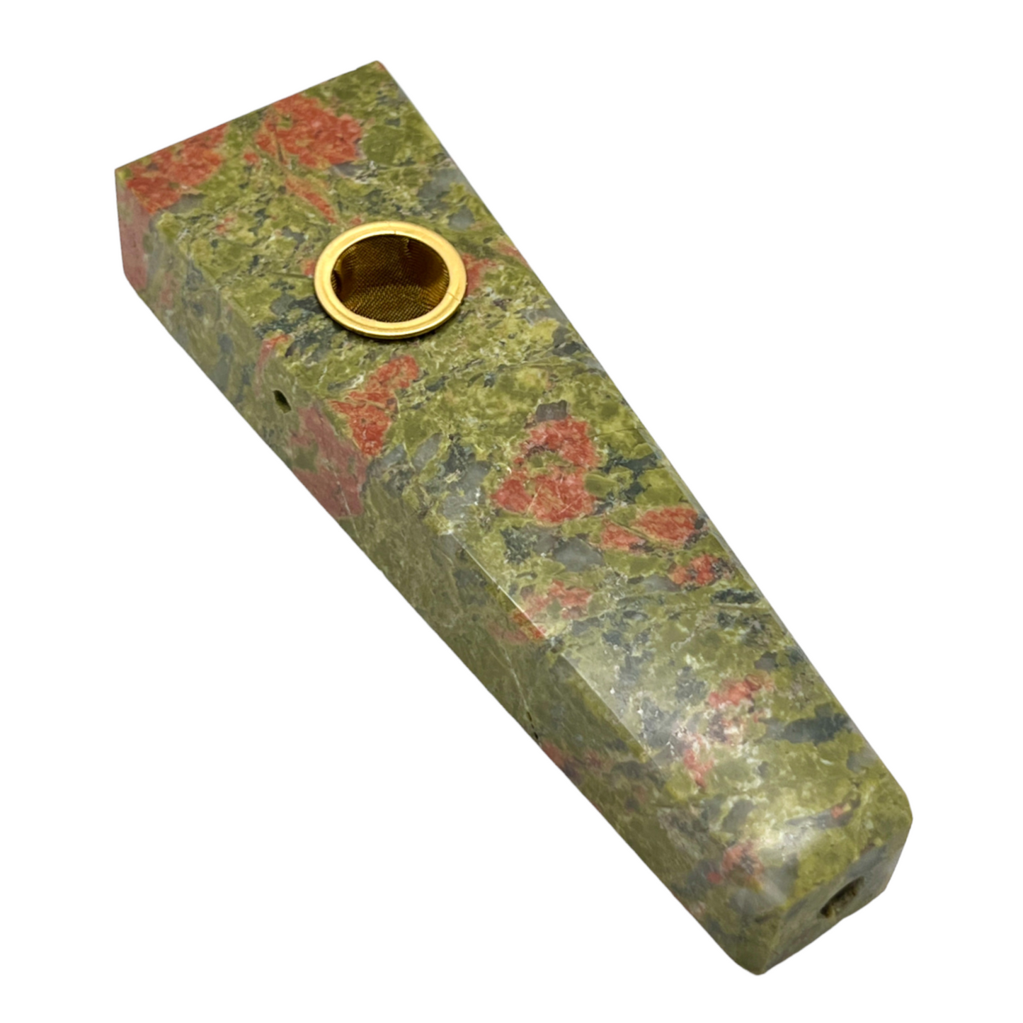 Unakite Crystal Pipe CP-22