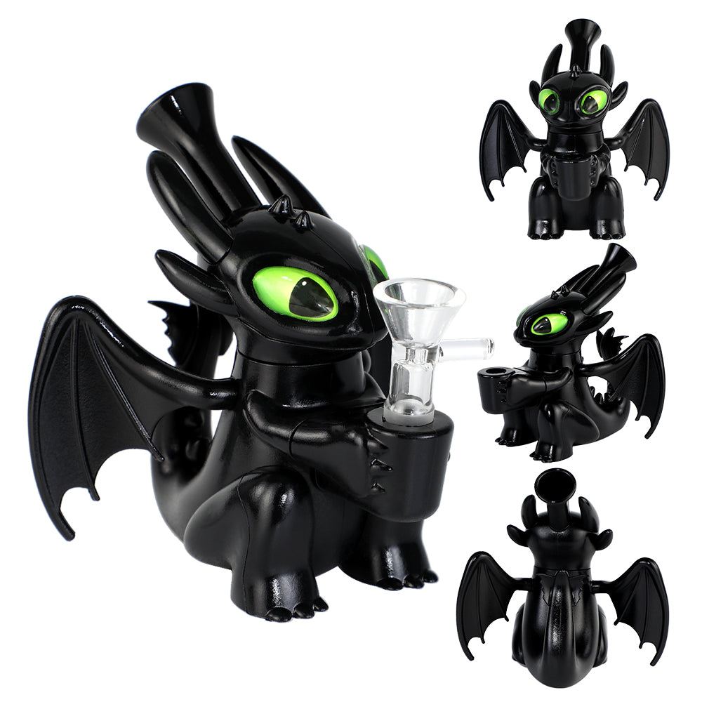 Toothless the Dragon Silicone Water Pipe