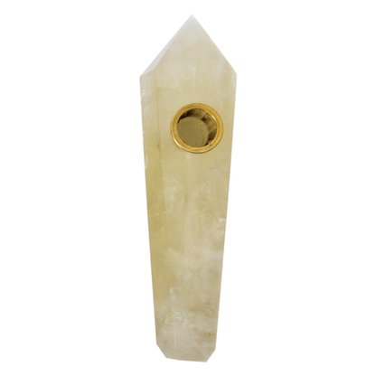 Citrine Crystal Pipe CP-13