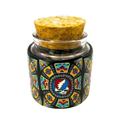 Milli Fury Fimo Glass Jar Screw Top Lid JAR-11