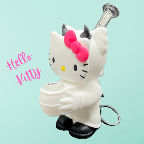 Hello Kitty Devil Silicone Waterpipe WP-SIL-HK