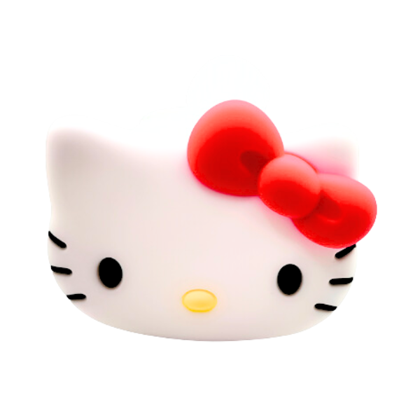 Silicone Hand Pipe - Hello Kitty - Large SIL-31