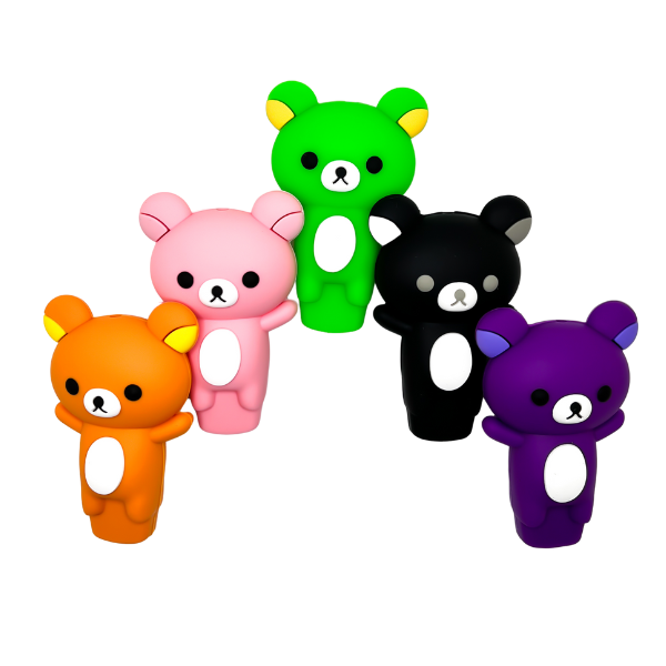 Small bear silicone handpipe SIL-29