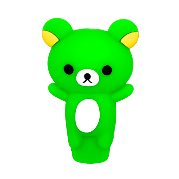Small bear silicone handpipe SIL-29
