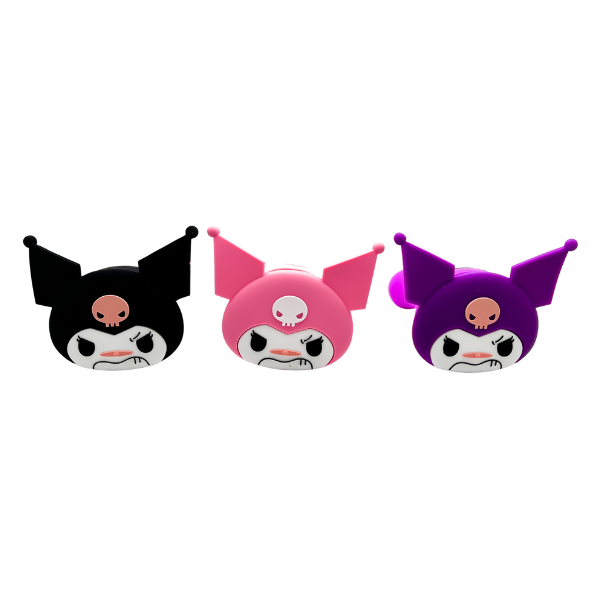 Kuromi Hello Kitty Large silicone handpipe SIL-28