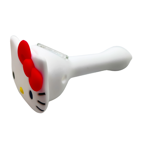 Silicone Hand Pipe - Hello Kitty - Large SIL-31