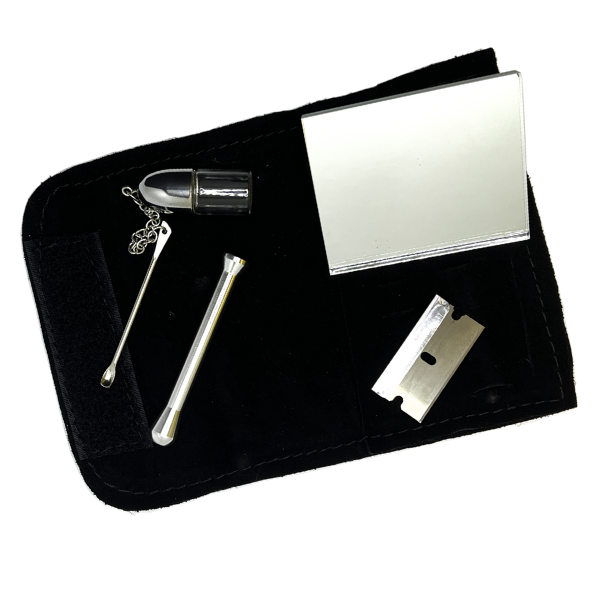 Snuff kit with leather pouch S-KIT-1