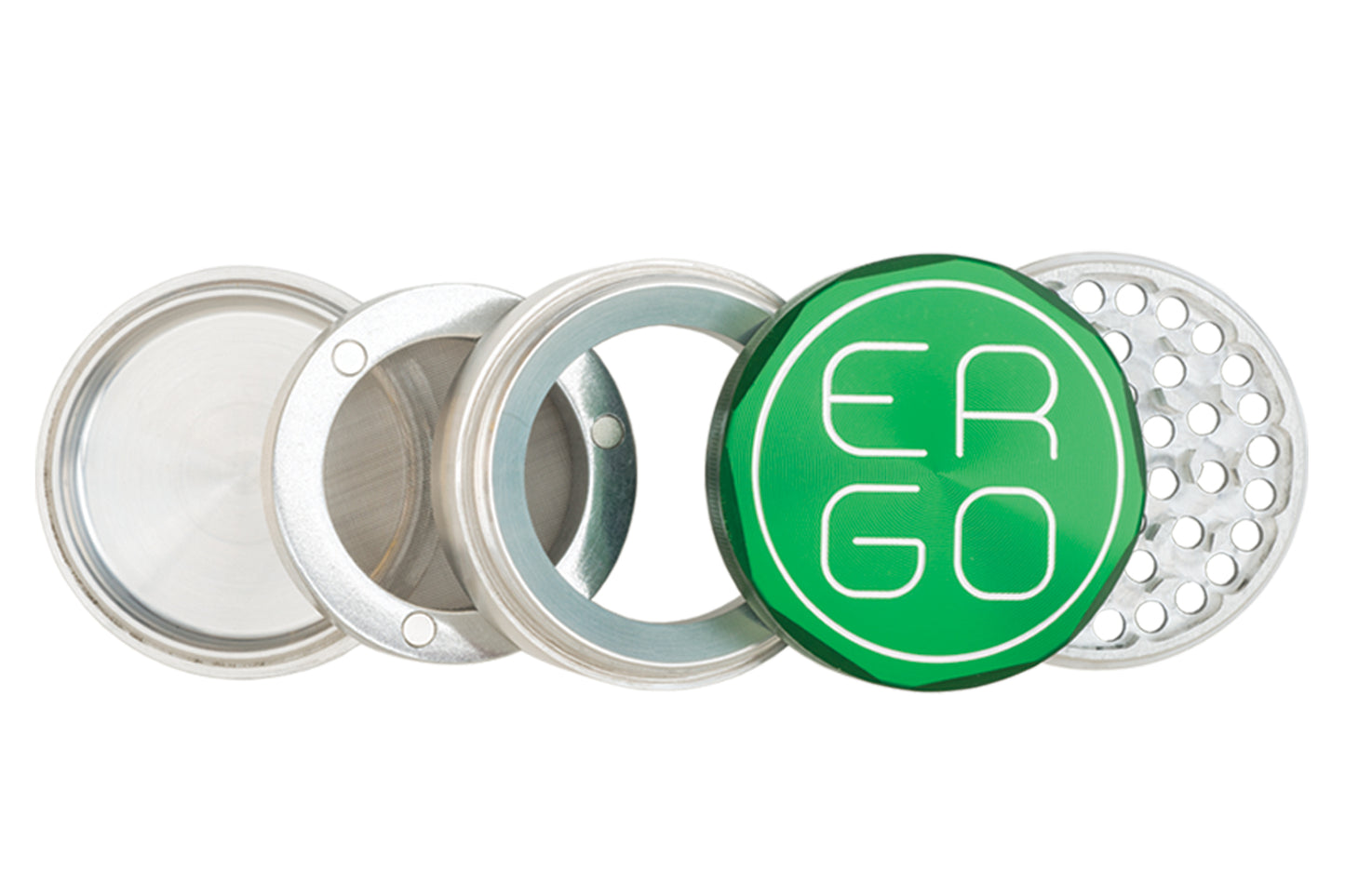 ERGO Herb Grinders Removable Screen