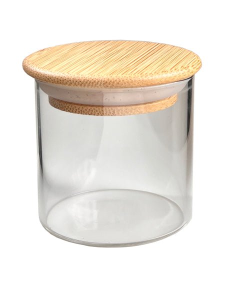 Glass Jar Bamboo lid 200ml