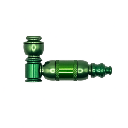 Metal Pipe with chamber - AMERICAN MADE - Brass, Anodized or Nickel Plated M-19