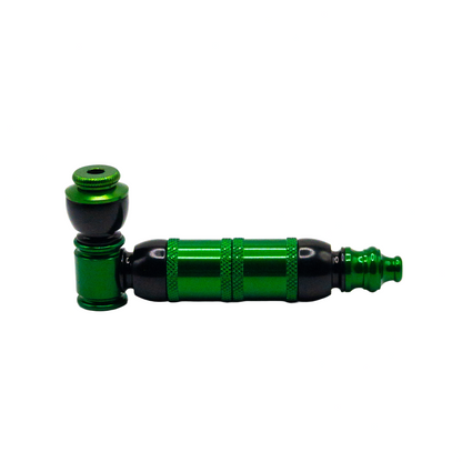 Metal Pipe with chamber - AMERICAN MADE - Brass, Anodized or Nickel Plated M-20