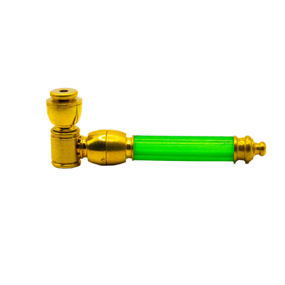 Metal Pipe - AMERICAN MADE - Brass or Nickel Plated M-6