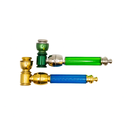 Metal Pipe - AMERICAN MADE - Brass or Nickel Plated M-6