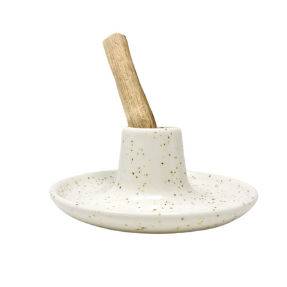 Palo Santo Ceramic Holder (Vanilla) PS-1