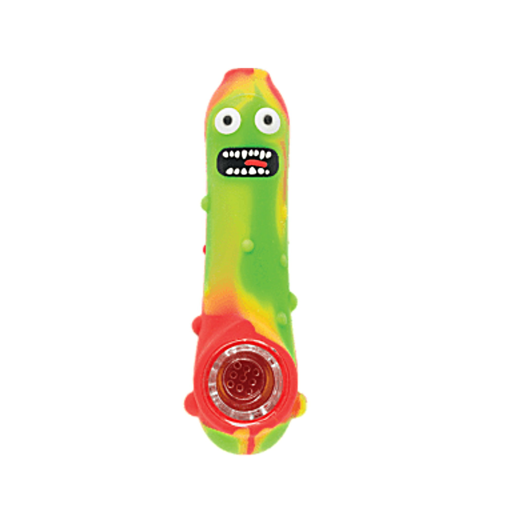 Silicone Pipe - Pickle Rick - Evolution Wholesale